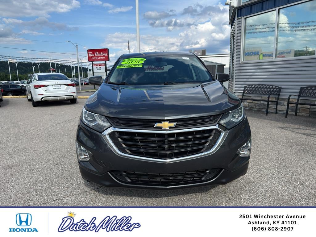 Used 2018 Chevrolet Equinox LT with VIN 2GNAXJEV1J6194855 for sale in Ashland, KY