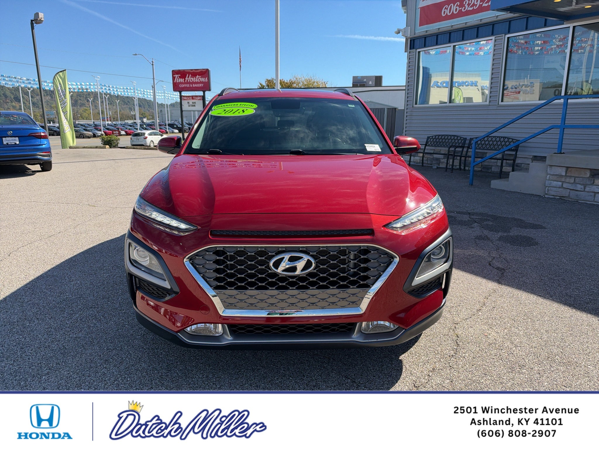 Used 2018 Hyundai Kona Limited with VIN KM8K3CA50JU096777 for sale in Ashland, KY